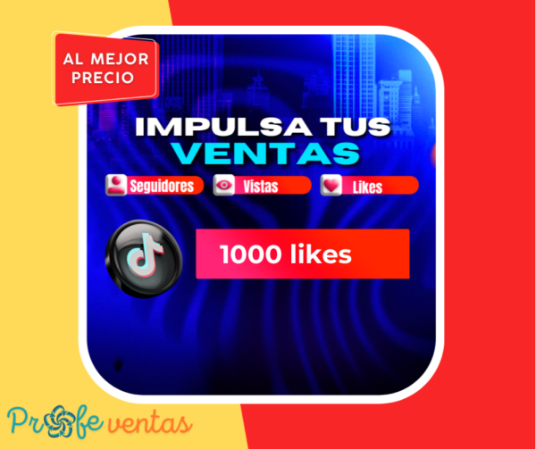 1000 seguidores Tiktok